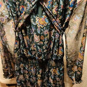 Ralph Lauren long sleeved floral dress